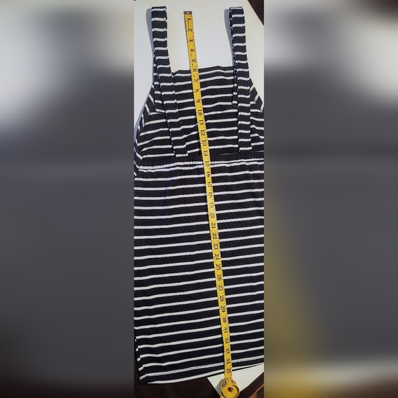 Shein Maternity Overall Dress Sz L Navy Blue - Picture 3 of 8